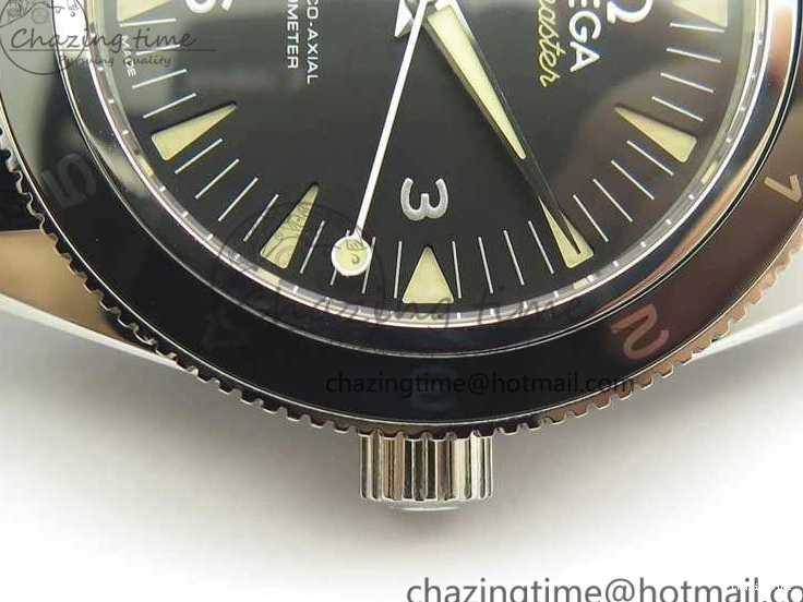 0228 Seamaster 300 Master Spectre SS MKS Best Edition Black Dial On Nylon Strap A SunProtective 8083